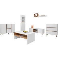 Mirjan24 Trophy I Living Room Set / Wall Unit / 6-Piece Set / Showcase / 2x Chest of Drawers / TV Lowboar / Coffee Table / Wall Shelf / Lots of Storage Space