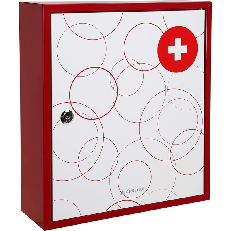 Arregui BT-001 – BOTIQUIN BT-001 100 x 315 x 360 grey red ring