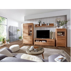möbelando Wohnzimmer-Set WZ-0169 aus Wildeiche in Natur geölt. Abmessungen (BxHxT) 337,6x204,1x40 cm