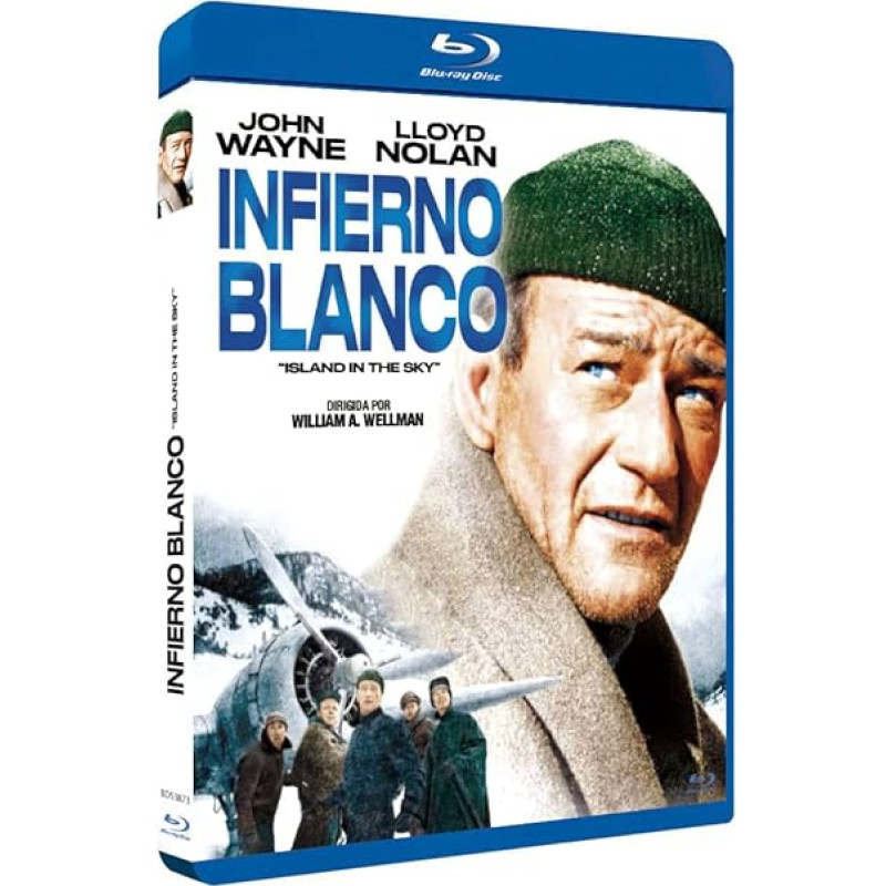 Island in The Sky 1953 Blu-Ray Hispaania Import Mängib inglise keeles, John Wayne, Lloyd Nolan, William A. Wellman