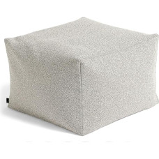 Hay Cream Cotton Pouf, Height 40 cm, Depth 59 cm