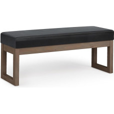 SIMPLIHOME Milltown Ottoman 44