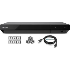 Piirkonnavaba 4K UHD Blu-Ray mängija, mis ühildub Sony UBP-X700M UHD 4K taasesitusega, 3D WiFi Multi Region Code Free | Blu-Ray regioonid A, B, C | DVD regioonid 0-8 koos Dynastar 6FT HDMI komplektiga