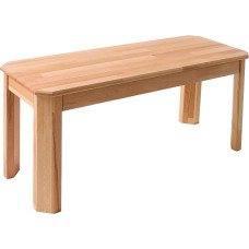 Krok puupink täispuidust pöögist (Berliin 94 x 35 x 45 cm)