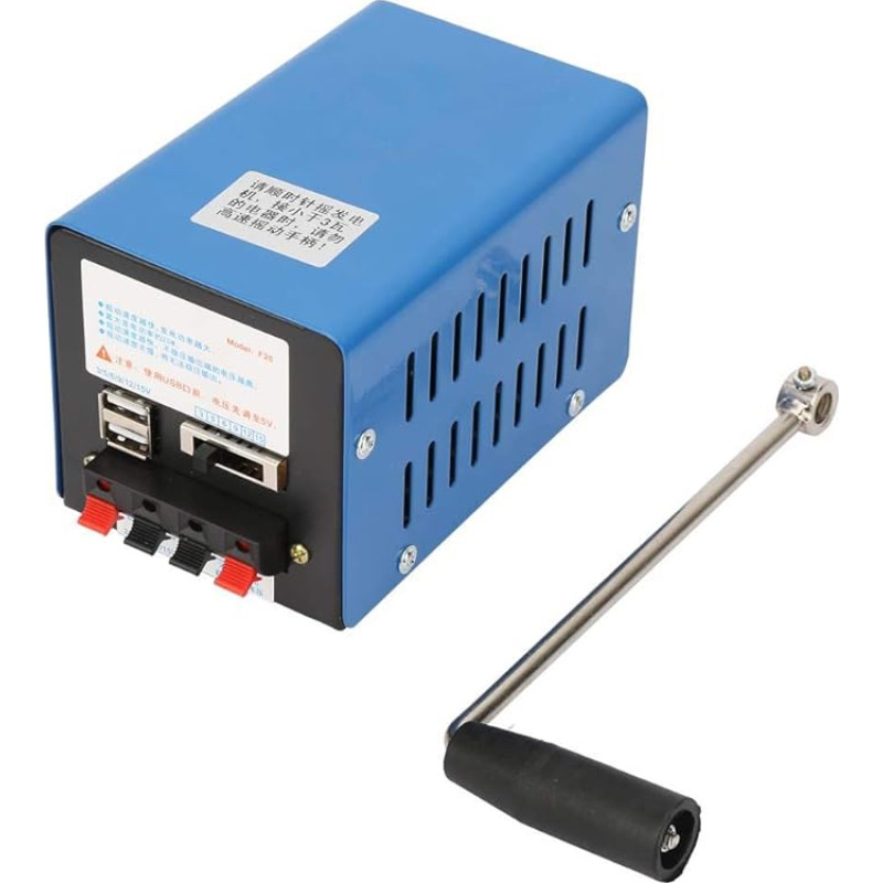 Käigukruvigeneraatorid Käigukruvigeneraator 20 W 2000 rpm Kaasaskantav USB-laadimine hädaolukorra dünamotoor välitingimustes telkimiseks hädaolukorras side, turism, hädaolukorras energia