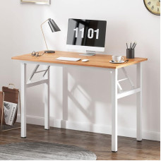 SogesHome SH-AC5-100 Kokkupandav arvutilaud, 100 x 60 x 75 cm, arvutilaud, kontoritöölaud kodukontorisse, laua-, söögi- või konverentsilauana kasutamiseks.