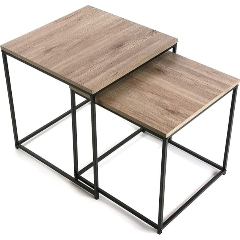 Versa 15810522 Mängulauad, puit, pruun, 50 x 50 x 50 cm