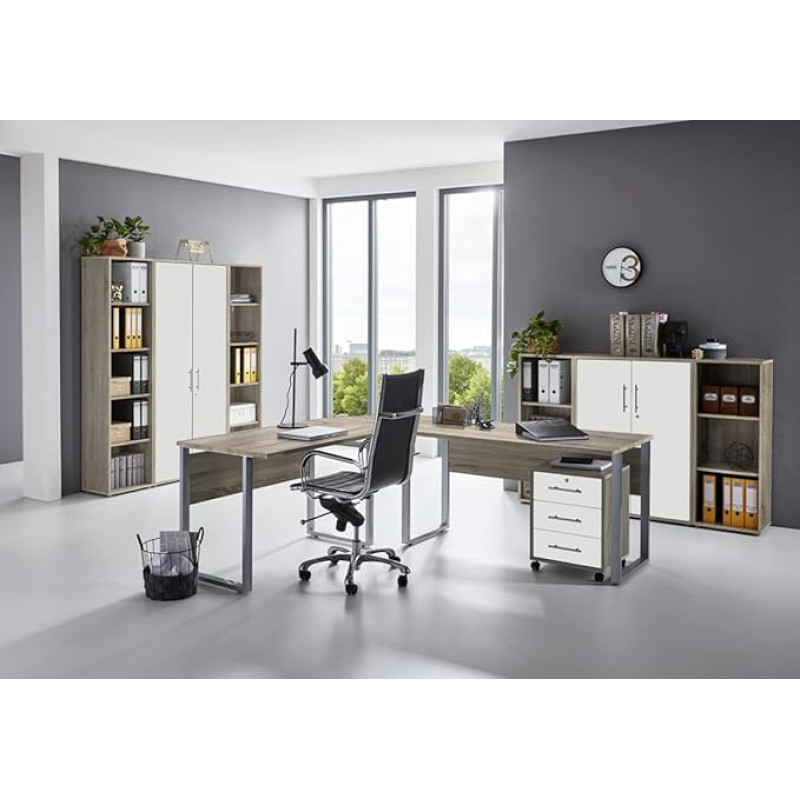 moebel-dich-auf.de Tabor Pro 5 Study Room in Various Colours (Sonoma Oak / Matte White)