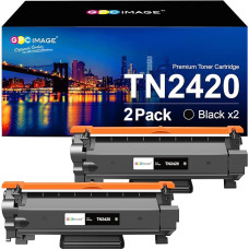 GPC Image TN2420BK Compatible Toner Replacement for TN2410BK for Brother DCP L2510D L2530DW L2550DN / HL L2310D L2350DW L2370DN / MFC-L2710DN L2710DW L2730DW