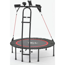 Fitness Trampoline 2.0 with Jump Counter, Trampoline Innovation, Resistance Bands, DVD, Mobile Phone Holder
