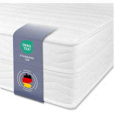 Träumegut24 HydroCell 7-Zone 16 cm Mattress, Choice of Hardness: H2, H3, H4, Ergonomic Cold Foam Mattress, Oeko-Tex Certified, Rolled Mattress (H2 and H3, 120 x 200)
