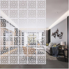 YHANEC Pack of 24 DIY Hanging Room Dividers, Hanging Screen for Privacy, for Decorating Living Room, Dining and Study, Hotel and Bar