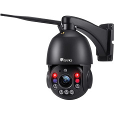 Ctronics 5MP 30X Optical Zoom Surveillance Camera Outdoor WiFi 2.4/5GHz, IP Camera Outdoor with Person Detection/Auto Tracking/Zoom, 150 m Night Vision, Bluetooth/Cloud/PC, Metal