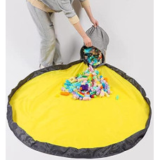 Children's Tidy Bag, Play Blanket, Toy Storage Bag, Toy Storage, Toy Storage Bag, Large Cotton Canvas Toy Bag, Movable, Easy