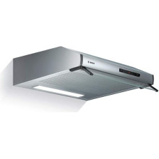 Bosch DUL62FA51 Series 2 Undermount Hood, 60 cm Wide, Recirculation & Exhaust Air, LED Lighting, Even Illumination, Slide Switch, 3 Power Levels, Fleece Filter