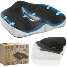 RICOO Seat Cushion Orthopaedic Chair Cushion Office Chair SK-U0110 Seat Cushion Coccyx Cushion Relief Seat Booster Seat Cushion Coccyx Foam Memory Foam