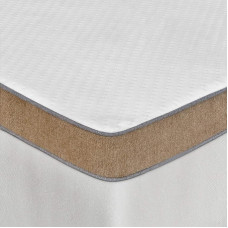 BedStory Topper 180 x 200 cm, 7.6 cm Gel Foam Memory Topper, Mattress Topper Hardness H2+H3 2-in-1 Cold Foam, Orthopaedic Mattress Topper for Mattresses, Box Spring Bed, Sofa Bed, with Removable Cover
