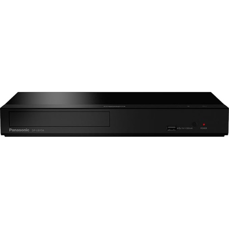 Panasonic DP-UB154EG-K Ultra HD Blu-ray mängija mustas värvitoonis (HDR10+, 4K Blu-ray Disc, 4K VoD, Dolby Atmos, HDMI, USB)