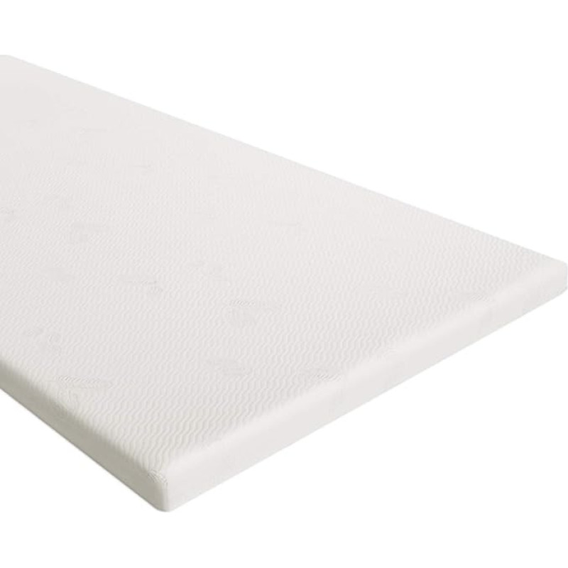 Memory Foam Topper with Washable Zip Cover 160