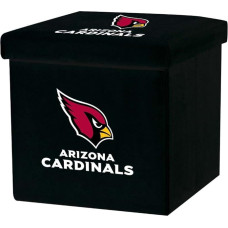 Franklin Sports NFL Team Licensed Storage Box with Removable Lid, 14 x 14 x 14 inches, Black, 70015F11