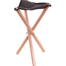 US Art Supply USArtSupplyPortableThreeLegWoodArtistFoldingStoolwithSaddleLeatherSeatbyUSArtSupply