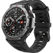 Amazfit T-Rex 3 Outdoor Smartwatch 48 mm AMOLED ekraan, Offline kaardid ja navigatsioon, 6 satelliitsüsteemi Dual Band GPS, 27 päeva aku kestvus, NFC, 170 Plus spordirežiim, 45 m vabasukeldumine seikluseks