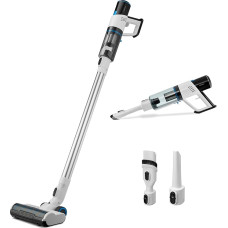 MEDION P250 Stick Vacuum Cleaner (Wireless, Bagless, Cyclone Technology, 250 Watt, 2-in-1 Handle Vacuum Cleaner and Handheld Vacuum Cleaner with Battery, Dust Sensor, HEPA H13, LED Touch Display,