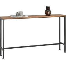 FSB19-N SoBuy Vintage Console Table, Metal Hallway Table, Decorative Sideboard, Side Table, Natural / Black Width Approx. 120 x 65 x 20 cm