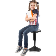 VEVOR Active Chair Wobble Stool Standing Stool, Height Adjustable (40-55 cm), Flexible Seat Wobble Stool Made of PVC + ABS, Wobble Seat Wobble Chair Ideal for Schools, Office and Home, 48 kg Load