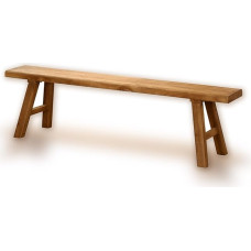 DSEWTEZXI Farm Bench for Foot-end, Wooden Bench for Entrance Area, Rustic Narrow Wooden Bench for Dining Room (80 cm)