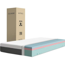 EGO HOME Mattress 140 x 200 cm 18 cm High H3 Cold Foam Mattress with 3-Layer Cold Foam and Can be Used on Both Sides - Pressure Relief, Point Elastic, Breathable, Back-friendly, Oeko-Tex Certified