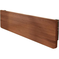 Wandmontierter Klapptisch, platzsparend, zusammenklappbarer Schreibtisch für Zuhause, Büro und Küche, vielseitige Werkbank, Esszimmer und Bar, Walnussholz-Finish (120 x 40 cm)