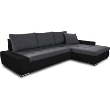 Aspen Corner Sofa with Sleeping Function - Couch with Bed Box - Big Sofa Set - Sofa Set - Upholstered Corner