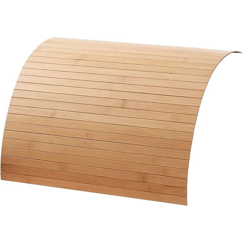 DE-COmmerce® Natural Bamboo Couch Shelf, 60 x 80 cm, Sofa Tray, Couch Tray, Armrest, Drink Holder, Flex Shelf