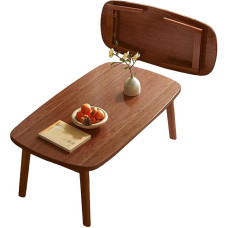 Tragbarer zusammenklappbarer Couchtisch, minimalistischer japanischer niedriger Tisch für kleine Räume, einfache Einrichtung für Wohnzimmer, Schlafzimmer, Balkon, stilvolles platzsparendes Design