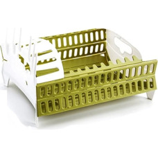 UsmAsk Foldable Dish Dryer with Draining Board, Draining Board, Lightweight Kitchen Countertop Utensil Organizer Storage for Home Kitchen (Color : A, Size