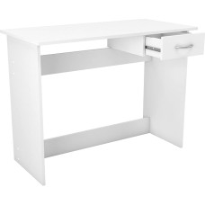 Demeyere 1-Drawer Desk Alpin, Chipboard, White, 76,5 x 100,6 x 50,1 cm