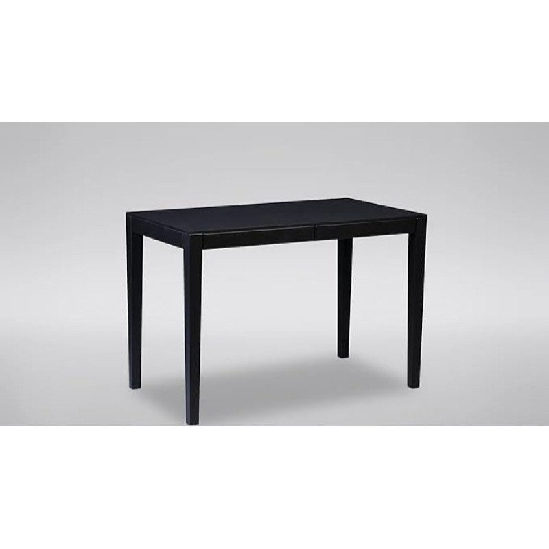 M2 Kollektion Gunar Desk, Wood Composite, Black, W/H/D = 110 x 75 x 60 cm