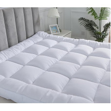 AR'S HOTEL QUALITY(Microlite) MICRO FIBER MATTRESS TOPPER THICK 5 CM, BOX STITCHED,IN ALL SIZES,ANTI ALLERGENIC (Small Double)