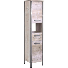 Schildmeyer Harkon 701131 Tall Cabinet, Wood Material, Finduseoak Decor, 35 x 33.6 x 161.6 cm