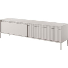 Selsey Falsetto TV Lowboard Beige with Ribbed Front, 187 cm