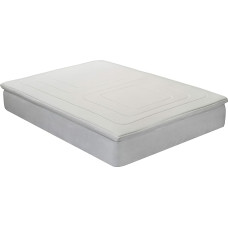 What the sleep ZZZZ - Viscoelastic anti-allergic topper with extra ventilation (3+2), effective against mites, bacteria and mould