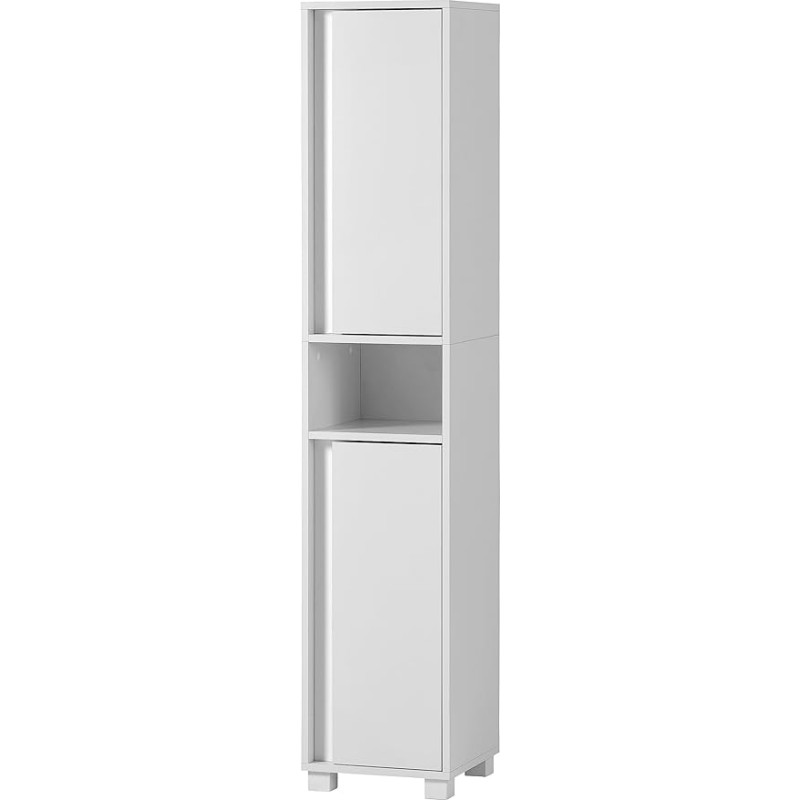 Schildmeyer Dex 155115 Tall Cabinet Matt White 32.6 x 33 x 164.7 cm