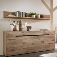 Lomadox Living room economy set in oak Nb. Includes high-quality handle milling