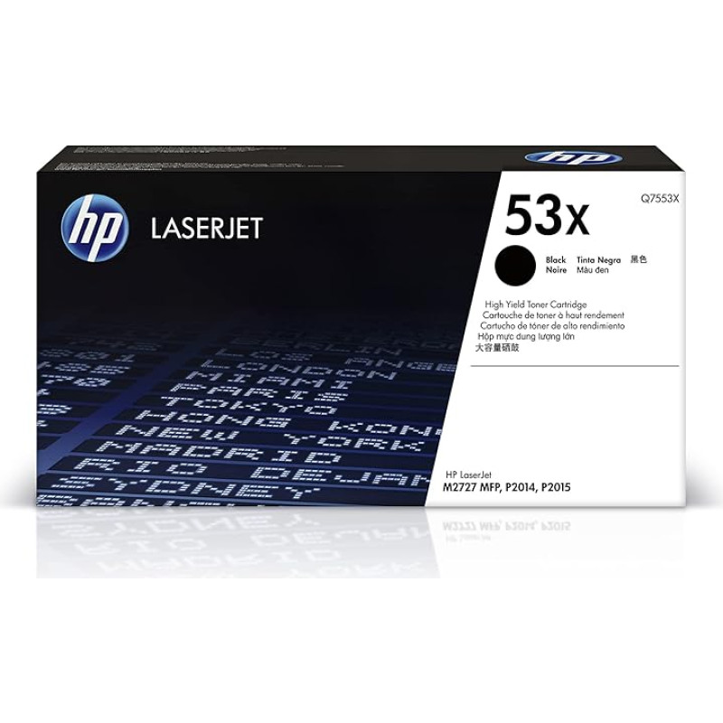 HP 53X suure tootlikkusega mustad originaal LaserJet toonerikassetid (Q7553X)
