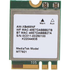Mt7921 Ngff M.2 kaart, 2.4GHz 5GHz Dual Band WiFi Card, 1800Mbps High Speed Transmission, Plug and Play, Kvaliteetne trükkplaat, Kulumiskindel ja vastupidav, Sobib Windows 10 11 jaoks.