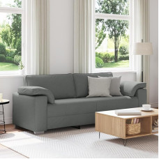 Massbinet Glamour Design diivanikomplekt polsterdatud diivan elutoa diivan 3-kohaline tumehall 178 cm kangas