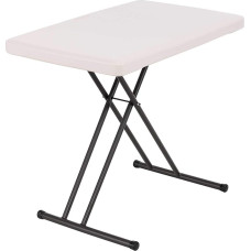 Lifetime 30-Inch Adjustable Height Personal Table, Almond, 30 Inch