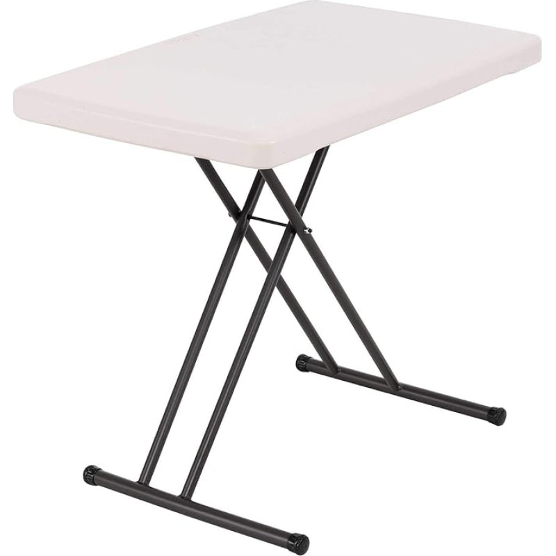 Lifetime 30-Inch Adjustable Height Personal Table, Almond, 30 Inch