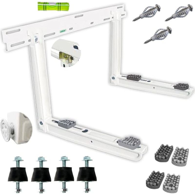 SG160 EVO Wall Mount Console for Split Air Conditioning Unit with Anti-Vibration Feet